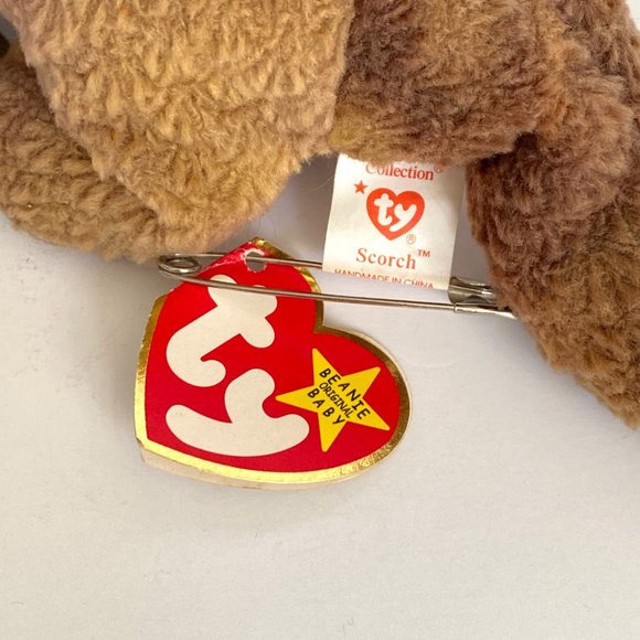 1998 TY Scorch Beanie Baby Dragon Plush Vintage - Picture 5 of 11